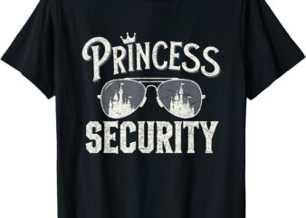 Princess Security Protection Birthday Party matching family T-Shirt