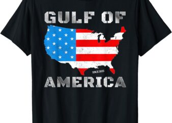 Pro-Trump Gulf America Official Patriotic Of USA Map T-Shirt