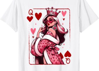 Queen of Hearts Cute Playing Card Feminist Shirt Sassy Queen T-Shirt