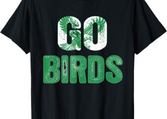 Retro Go Flying Birds Vintage Sports Spirit T-Shirt