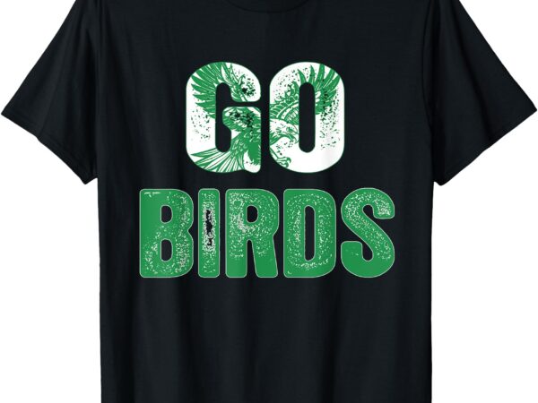 Retro go flying birds vintage sports spirit t-shirt