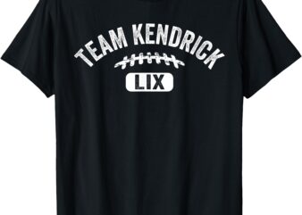 Retro Team Kendrick Personalized Name Vintage T-Shirt