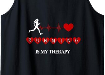 Running is my Therapy Tank Top