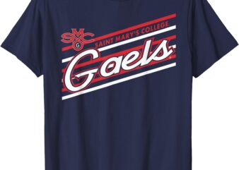 Saint Mary’s Gaels Retro Performer Navy Officially Licensed T-Shirt