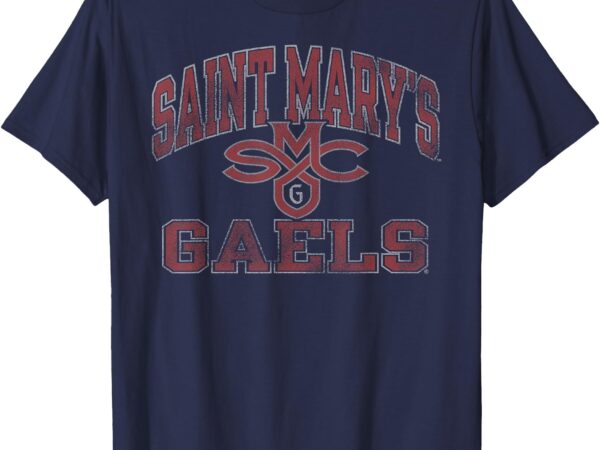 Saint mary’s gaels vintage worn navy officially licensed t-shirt