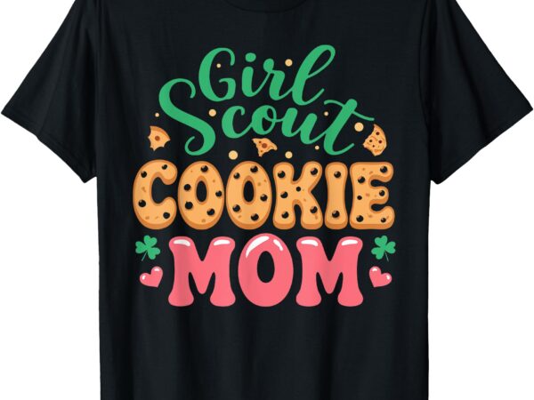 Scout design girls cookie mom funny girl troop leader cookie t-shirt