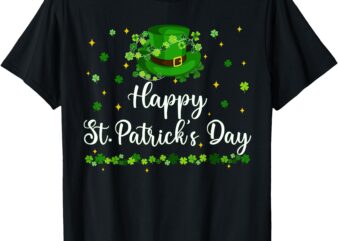 Shamrock Leprechaun Happy St Patricks Day Men Women Toddler T-Shirt