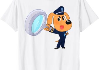 Sheriff Labrador Costume Tees T-Shirt