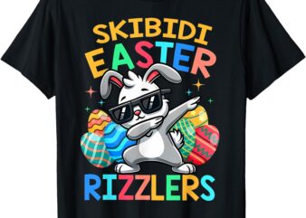 Skibidi Easter Funny Easter Rizzlers Sigma Gen Alpha T-Shirt