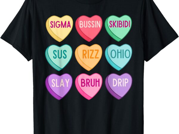 Skibidi valentine’s day – funny boy valentines rizz, no cap t-shirt