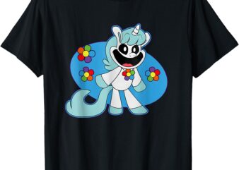 Smiling Unicorn Plush Critters Costume Funny T-Shirt