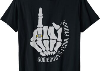 Somebodys Feral Fiance Guys Mens Engagement T-Shirt