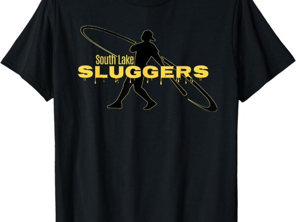 South lake sluggers baseball team fan t-shirt t-shirt