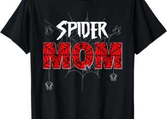 Spider Mom And Dad Of The Birthday Boy Family Party Decor T-Shirt