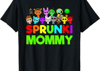 Sprunki Mommy Birthday Sprunki Family Party Decorations T-Shirt