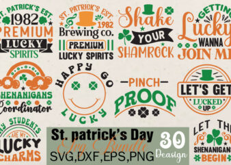 St patricks Day T-shirt Bundle St patricks Day Svg Bundle