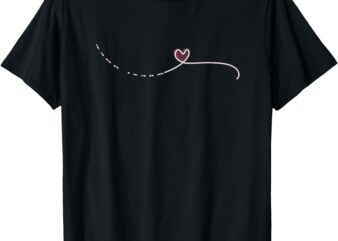 Subtle F–K Trump Morse Code Heart Anti-Maga Feminist Rights T-Shirt