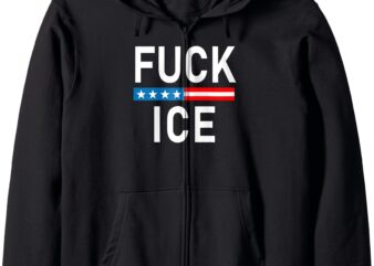 Support Immigrants Fuck ICE Zip Hoodie