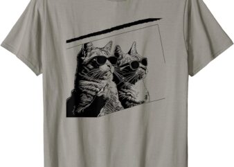 Swaggin Sunglasses Cat T-Shirt