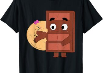 Sweet Kisses Choco And Pancake Valentines Best Couple T-Shirt