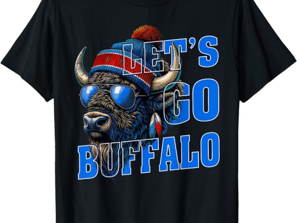 T-shirt let’s go buffalo t shirt designs for sale