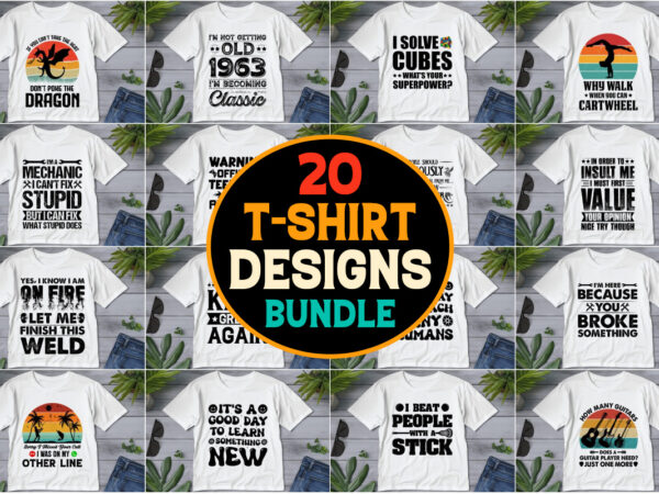 T-shirt design bundle