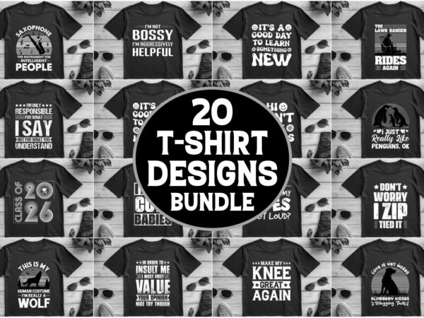 T-shirt design bundle