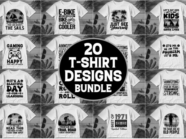 T-shirt design bundle