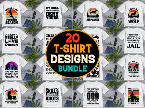 T-shirt design bundle