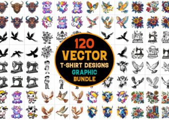 T-Shirt Design Vector Graphic Bundle