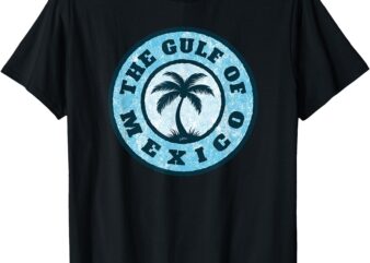 The Gulf of Mexico, with Palm Tree T-Shirt