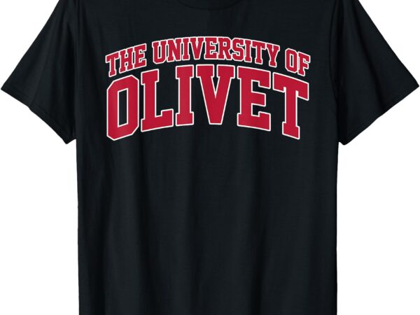 The university of olivet arch vintage design for men women t-shirt