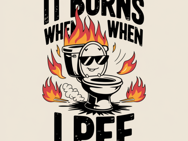 Toilet inferno – hilariously hot t shirt designs for sale