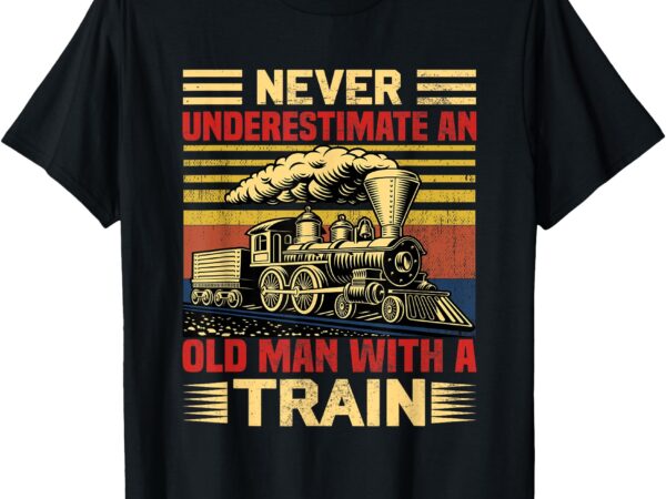 Train engineer joke for train railroad locomotive enthusiast t-shirt