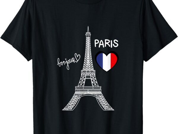 Travel to paris t-shirt