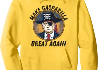 Trump Make Gasparilla Great Again – Gasparilla 2025 Pullover Hoodie t shirt designs for sale