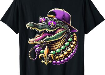 Unisex-Adult Mardi Gras T-Shirt, Black, Small, Short Sleeve, Cotton 65% Polyester 35%, Mardi Gras Themed, Cartoon Pattern, Lightweight