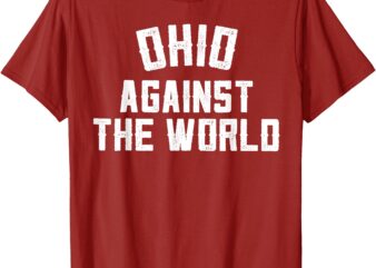 Unisex-Adults T-Shirt, Red, Small, Short Sleeve, Novelty T-Shirt, Funny Ohio Sports Saying