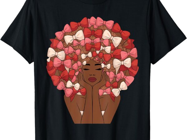 Valentine day african american women coquette t-shirt