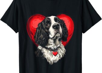 Valentine’s Day English Springer Spaniel T-Shirt