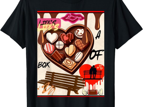 Valentine’s day heart chocolate t-shirt