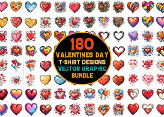 Valentines day vector graphic bundle