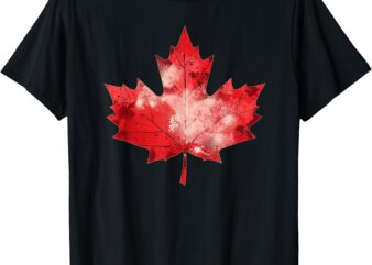 Vintage Canadian Maple Leaf Canada Flag T-Shirt