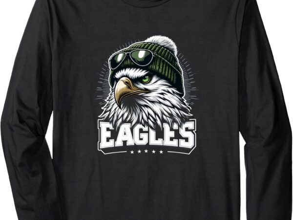 Vintage eagles flying bird inspirational long sleeve t-shirt