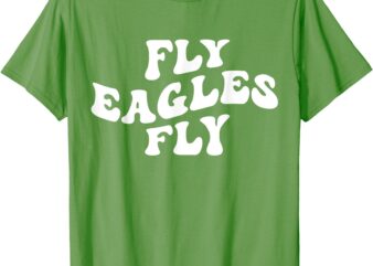 Vintage Eagles Flying Eagles Fly Bird Inspirational 80s Gift T-Shirt