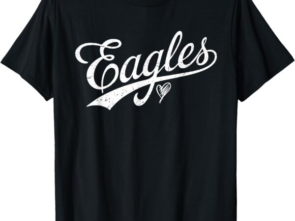 Vintage eagles name retro style t-shirt