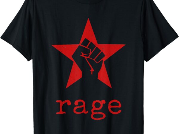 Vintage ratm rage against the star fist machine classic rock t-shirt