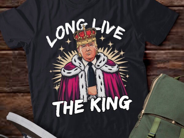 Vintage trump long live the king american patriotic retro lb57 t shirt vector art