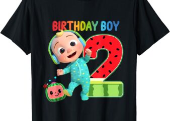 Watermelon Birthday Boy 2 Year Old 2nd Birthday Family T-Shirt