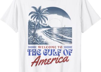 Welcome To America’s Gulf Retro Vintage Beach T-Shirt